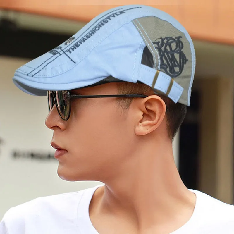 New Korean version of beret four seasons versatile men and women outdoor simple versatile casual front hat image 6
