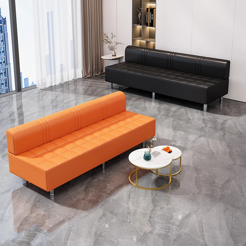 

Beauty Salon Furniture Sets Modern Waiting Sofa Styling Mirror Station Hairdressing Chair Barber Waiting Sofa