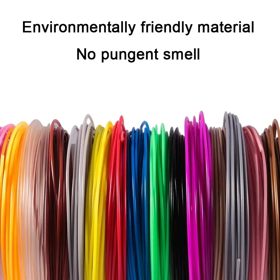 3D Pen Refills 5M High Precision PLA Filament Cable Mate for 3D Pen Printing Multiple Colors Available 10/20 Colors Options