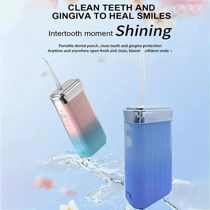 Oral Irrigator, Portable Rechargeable Powerful Battery Life Water Teeth Cleaning Stick For Home Travel,Water Flosser Teeth Pick