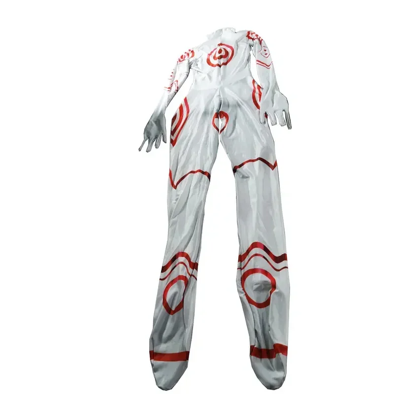 Halloween Adulti Bambini Anime Deadman Wonderland Shiro Costume Cosplay Zentai Tuta Donna Tuta da festa