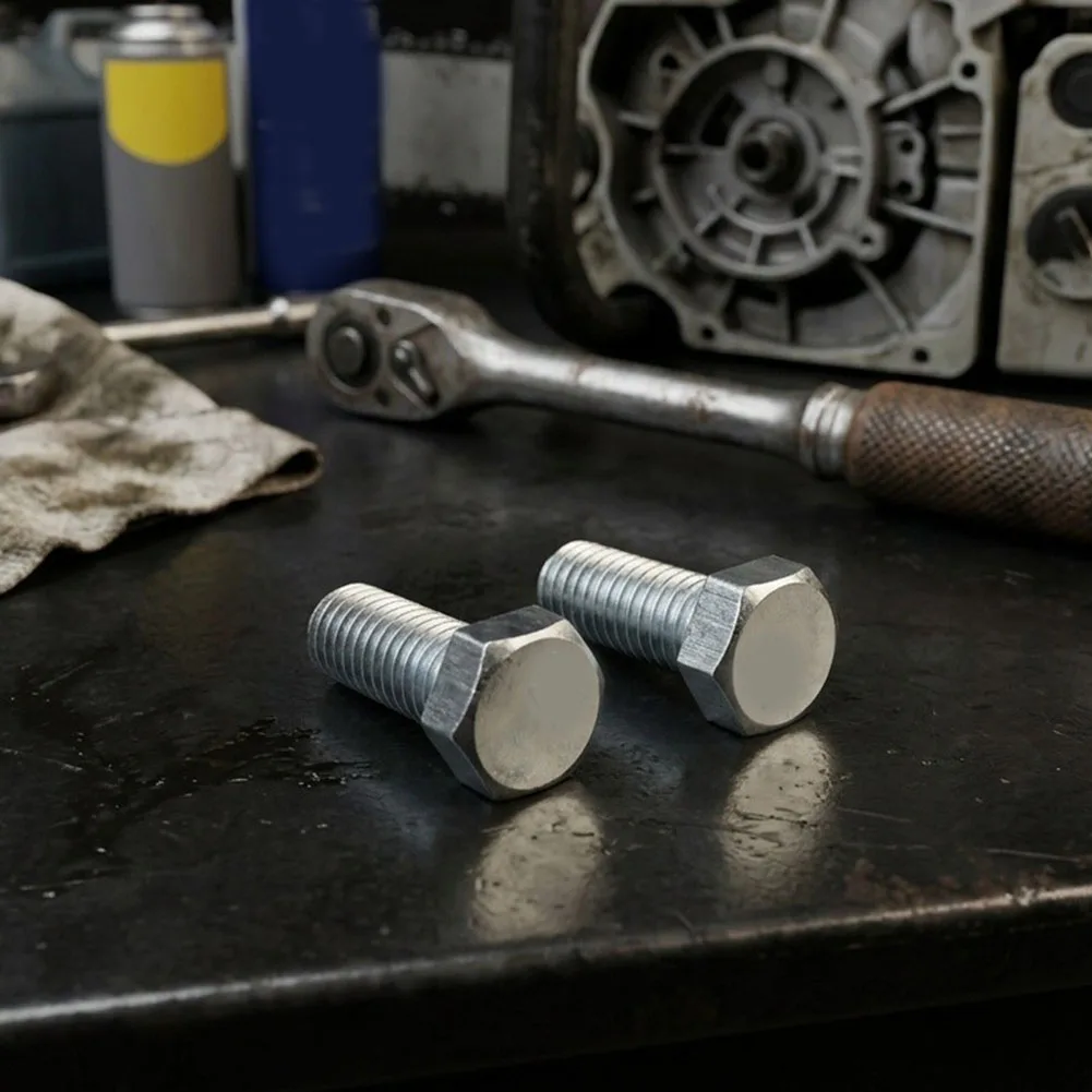 For Device Repair M5x12 Hexagon Head Screws Replacement Fastener M5 Fastener Sliver High-grade Material Construction