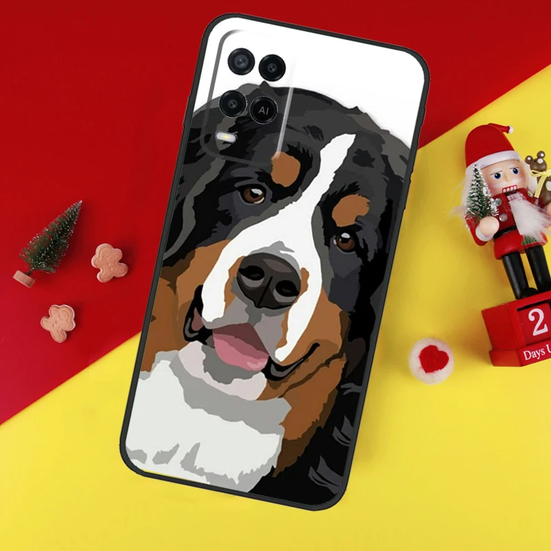 Bernese Mountain Dog For OPPO A79 A57 A77 A5 A9 A53S A52 A72 A96 A76 A16 A54 A74 A94 A38 A58 A78 A15 A17 Case