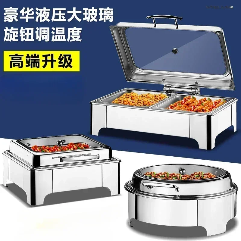 commercial use  with hydraulic and visible flap Stainless steel buffet warming stove .  Electric heating. new style