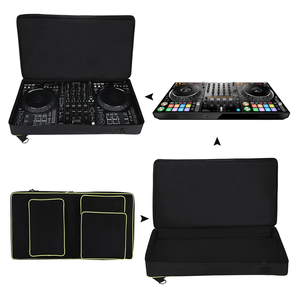 Carrying Case Shockproof DJ Mixer Bag Anti-scratch Shoulder Bag Backpack with Adjustable Shoulder Strap for Pioneer DJ DDJ-FLX10