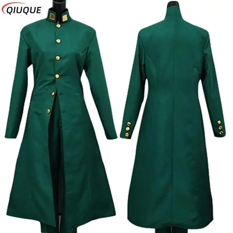 

qq45Jo JoJo's Bizarre Adventure Noriaki Kakyoin Костюм Парик Аниме Косплей Наряды Костюмы Костюмы на Хэллоуин