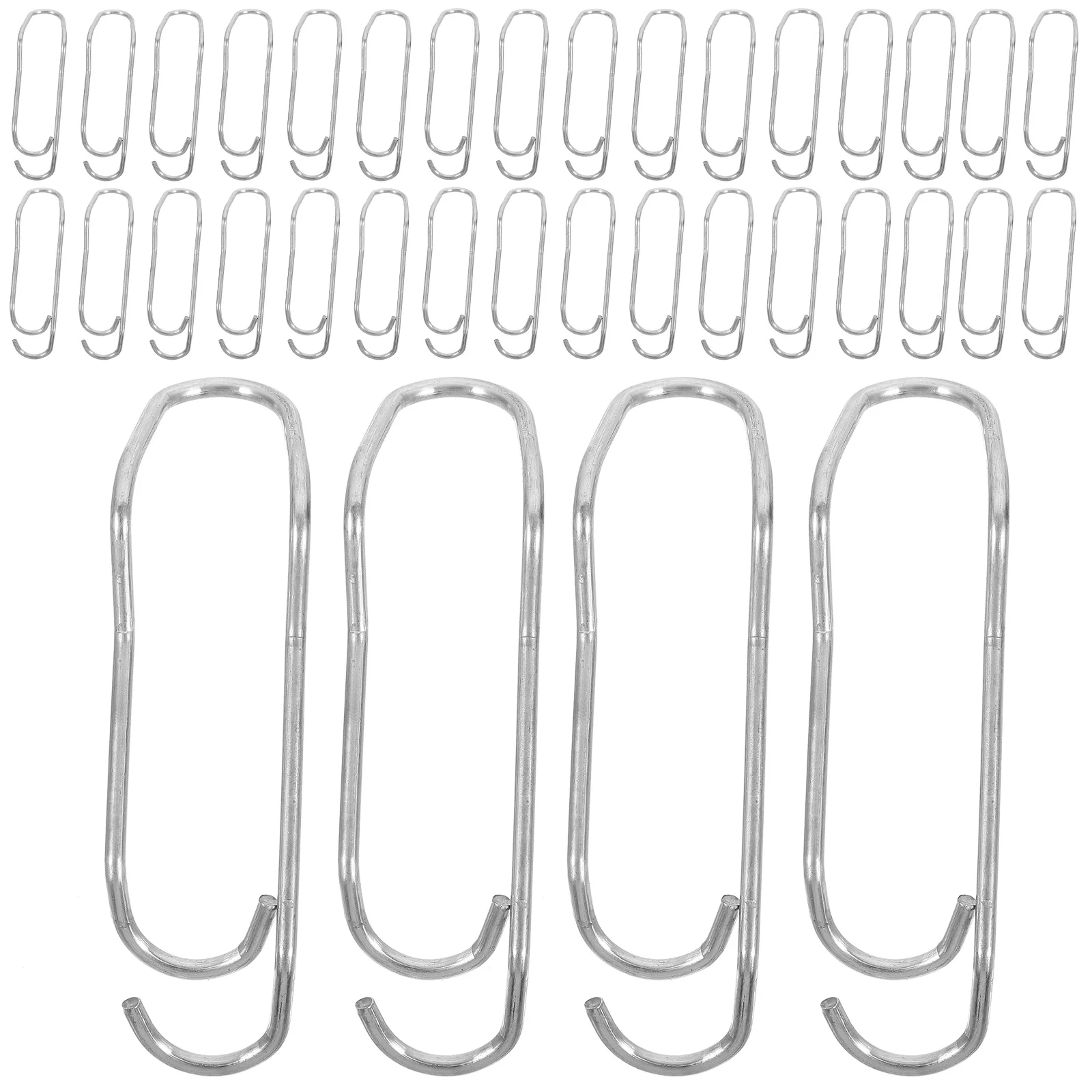 

50pcs Trellis Fixing Buckles Sturdy Steel Wire Clips Plants Support Reusable Fence Connectors 8mm Metal Fence Clips Buckles Rod