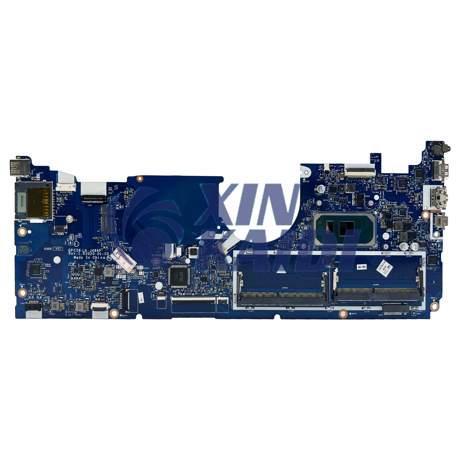 Placa base de ordenador portátil HP ENVY x360 Convertible, 15-ED, L93868-601, L93870-601, LA-J494P, I7-1065G7 Gen