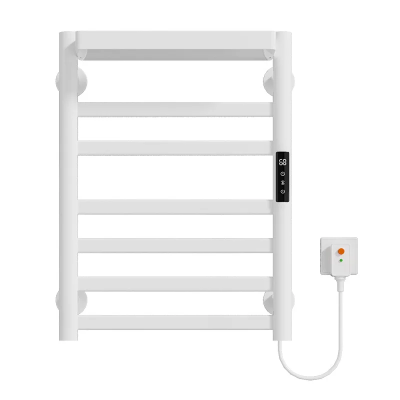 

White, bathroom, rack, electric towel rail, toilet, heated