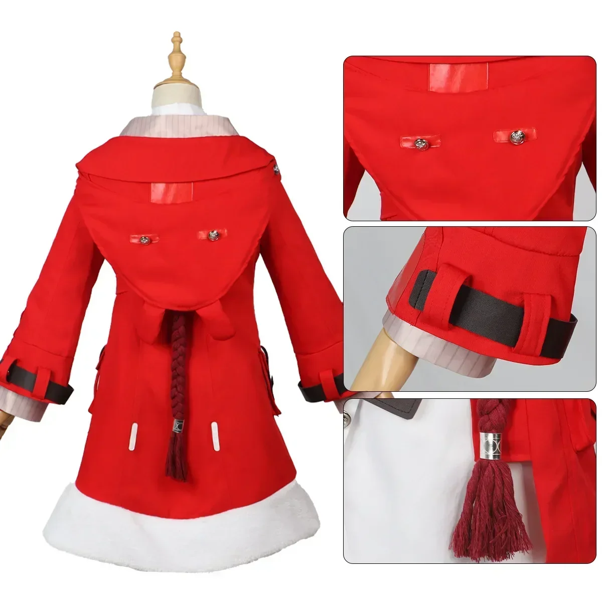 [Wetrose]Honkai:Star Rail Clara Cosplay Costumes  في الأسهم هونكاي ستار السكك الحديدية كلارا Kuraara تأثيري ازياء مجموعة كاملة أنيمي لعبة ملابس الحفلات هالوين سانتا عيد الميلاد