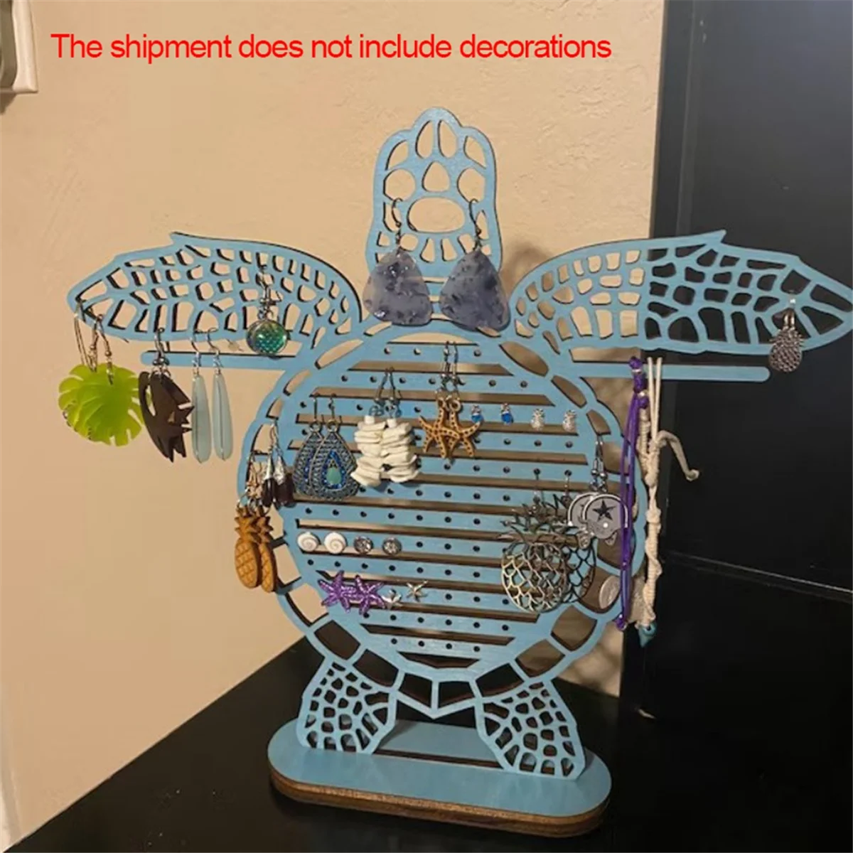 ABQR Organizzatore per esposizione di orecchini Tartaruga marina Collana Organizzatore di gioielli Porta orecchini Organizzatore per orecchini Porta orecchini Regalo A
