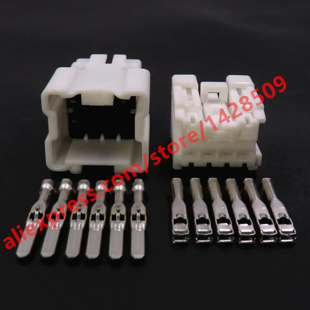 1 Juego de Conectores de Cableado para Luces Traseras de Automóvil de 6 Pines 6098-6970 6098-6947, Serie 2.2, Conector de Cable de Freno y Dirección para Coche