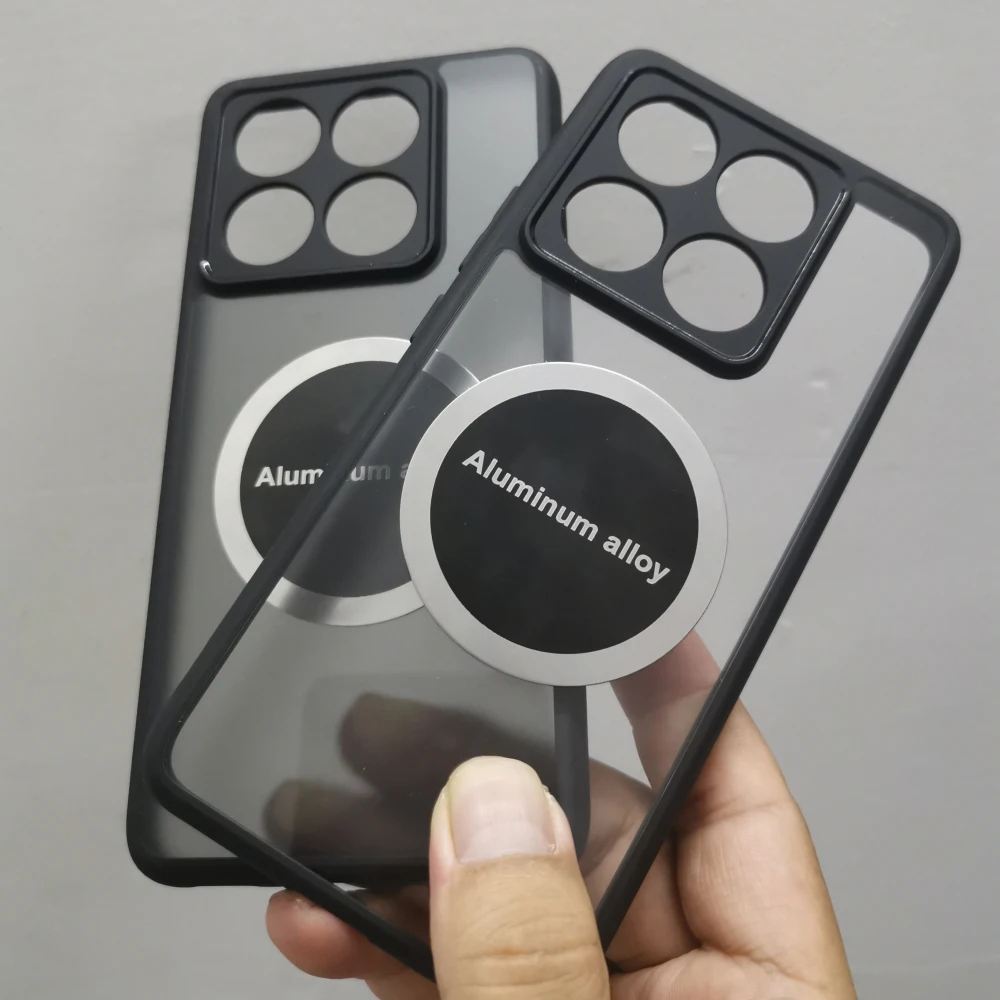 Xiaomi Mi 15T Pro用ケース ハードPC 透明 マグネット式 保護バックカバーケース Xiaomi Mi 15T Pro用スマホシェル