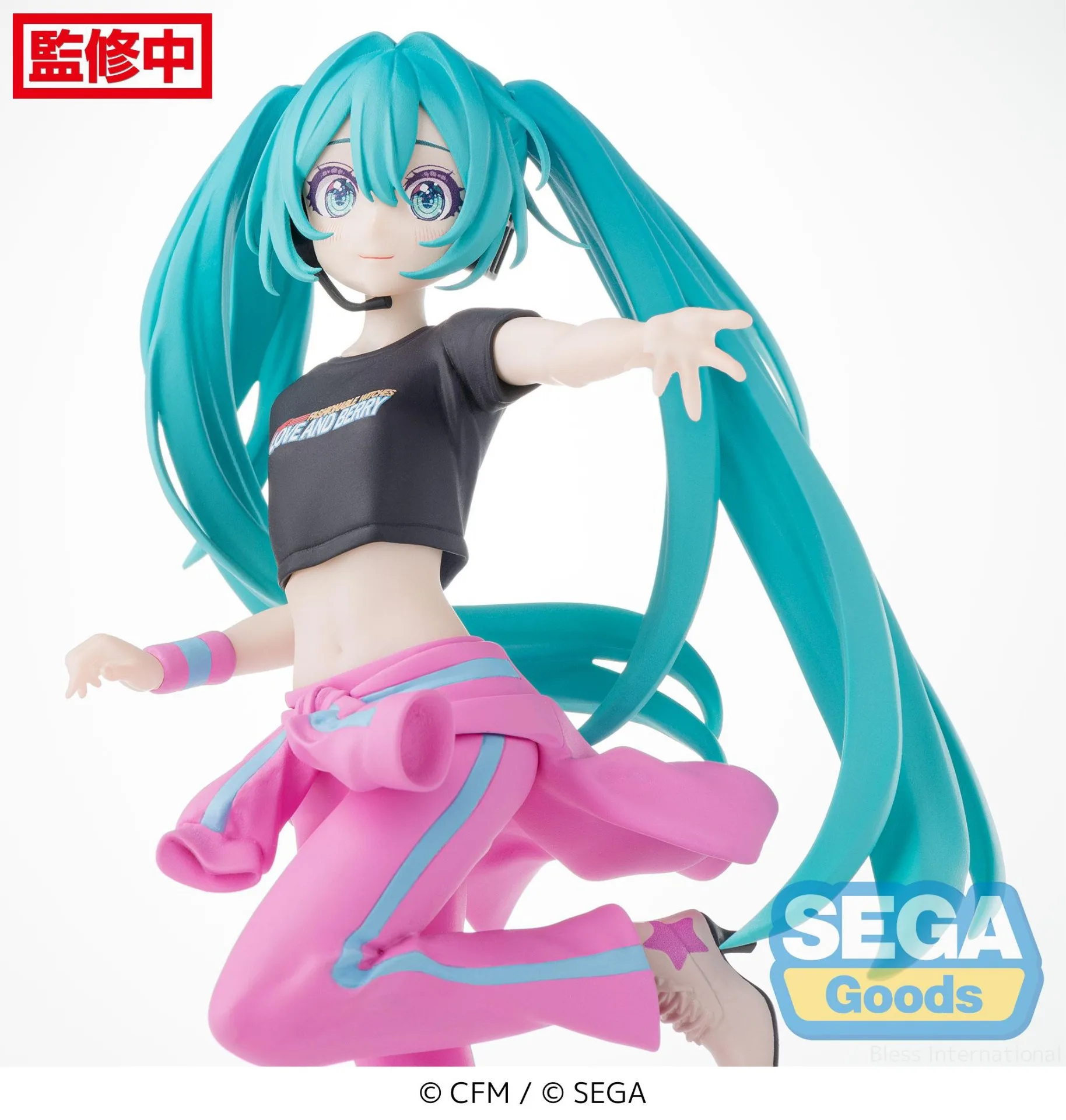 Sega Hatsune Miku Love&Berry Kostium Anime Peryferia Figurki Akcji Kolekcjonerskie Modele Pvc Dekoracje Gk Ozdoby na Biurko Prezenty