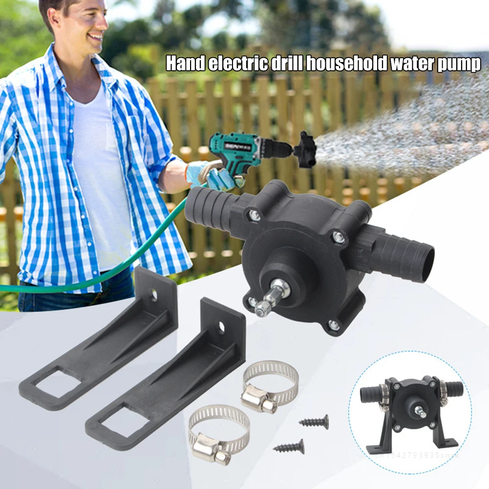 

Electric Drill Water Pump Self-priming Liquid Transfer Pumps for Garden Outdoor Stable Performance Drill Pump Tool