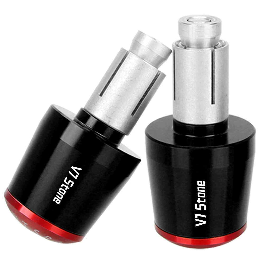 

For MOTO GUZZI V7 Stone 2021 2022 2023 Aluminium Motorcycle Accessories Handlebar Grips Bar Ends Cap Counterweight Plug Slide﻿﻿