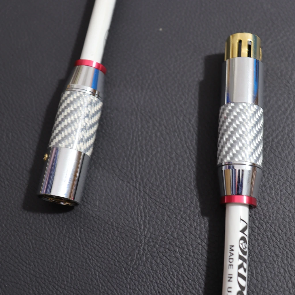 Audiophile grade Gold Nordost ODIN Hi-End 3pin XLR To XLR audio wire 110Ω AES/EBU Coaxial Cable Stereo balance line made in USA