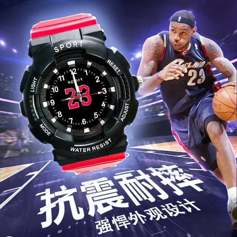 ساعة Able NEWWatch للأولاد وطلاب المدارس المتوسطة، ساعة منبه رياضية للرياح الجامعية، ساعة كوارتز لكرة السلة