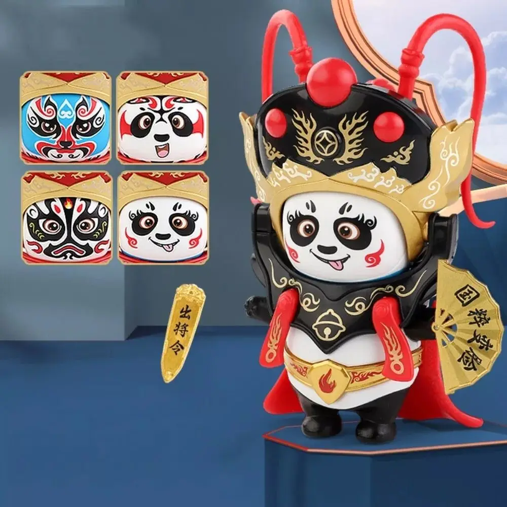 Nueva muñeca que cambia de cara de ópera de Sichuan, muñeca de maquillaje que cambia de cara de PVC de estilo chino, juguete de ópera china hecho a mano, regalos de cumpleaños