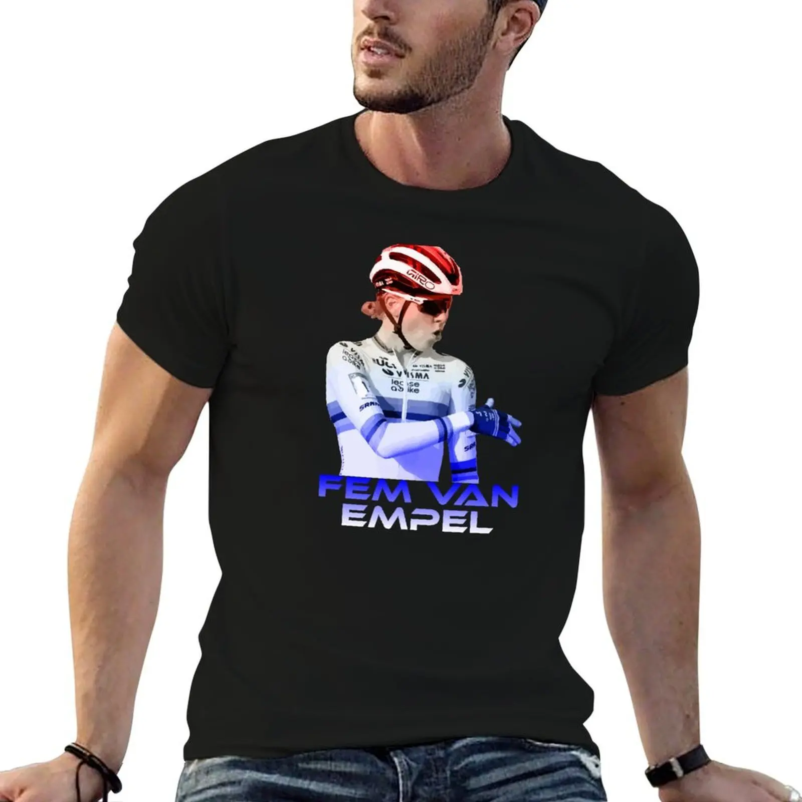 Camiseta Fem van EmpelFem van Empel masculina, camiseta de algodão 100% com estampas, camiseta para homem.