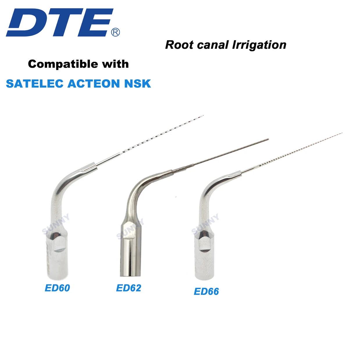 

Original Woodpecker DTE Dental Ultrasonic Scaler Tips Root Canal Irrigation Dia. 0.15/0.2/0.3mm Fit NSK SATELEC Scaler Handpiece