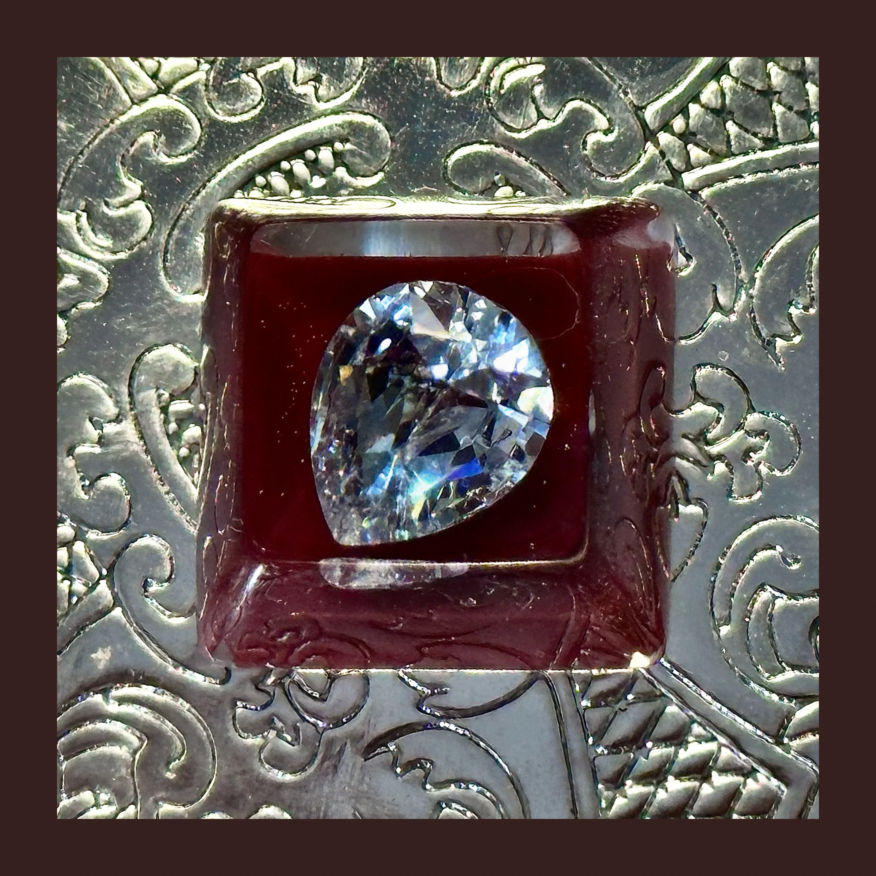 

African heart keycaps give boyfriend brother birthday gifts customized personalized niche zircon