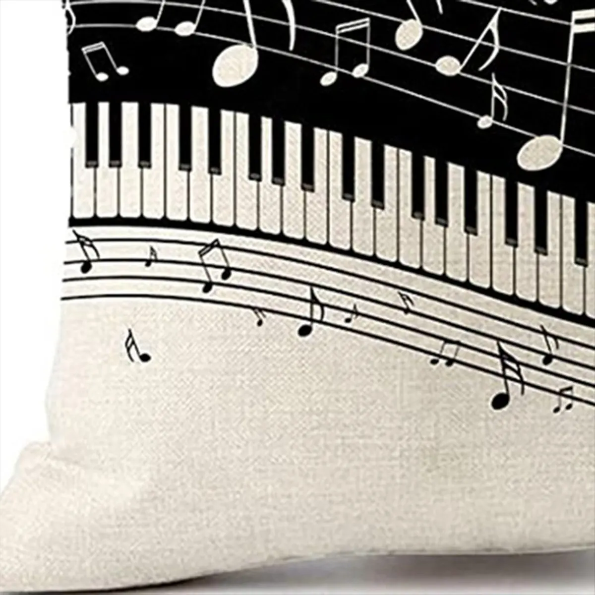 ABNH Music Note Throw Cushion Cover Throw Pillow Cover New-Living Series Decorative Throw Pillow Case Double Side-Design,C