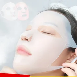 3D Silicone Mask Face Women Skin Care Tool Hanging Ear Face Mask Gel Sheet Reusable Lifting Anti Wrinkle Firming Ear Fixed Tools