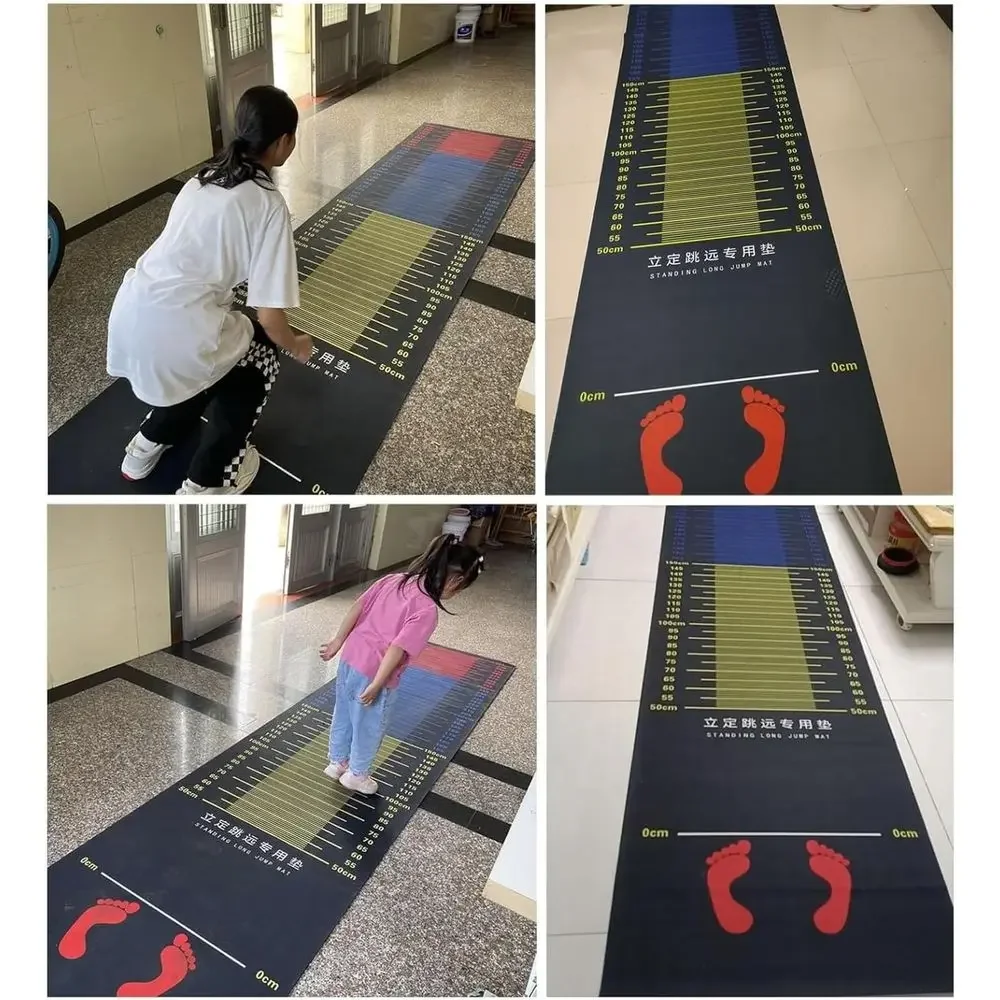 11.5ft x 3ft Long Jump Mat for Standing Jump Training - Indoor Gym Exercise Pad view 2