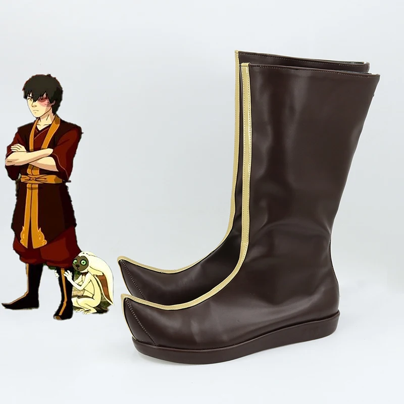 Avatar: The Last Airbender Prince Zuko Shoes Cosplay Men Boots Halloween Costume Accessories Props