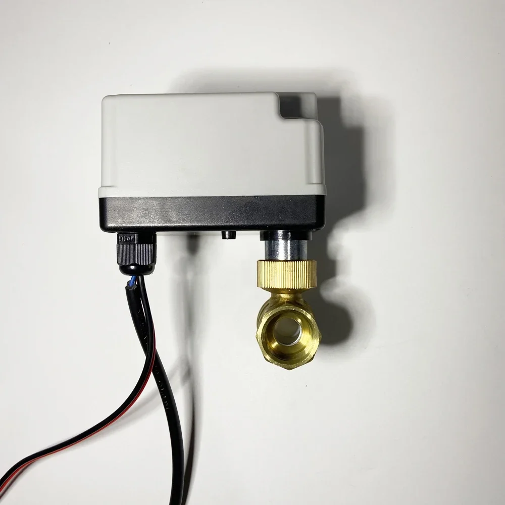 1 قطعة كاشف تسرب المياه المستقل السيارات اغلاق DN15 صمام مستودع آلة غرفة السائل تسرب جهاز استشعار إنذار لخزان الأسماك #5