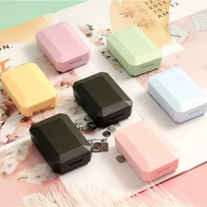 Contact lens Case Simple Lens Case with Stick Combination Box Mirror Set