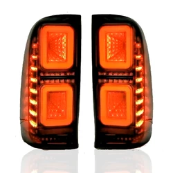 Car LED Tail Light Taillight For Toyota Hilux Vigo KUN26 SR SR5 2004 - 2014 Rear auto Running Lamp Brake Reverse Turn Signal