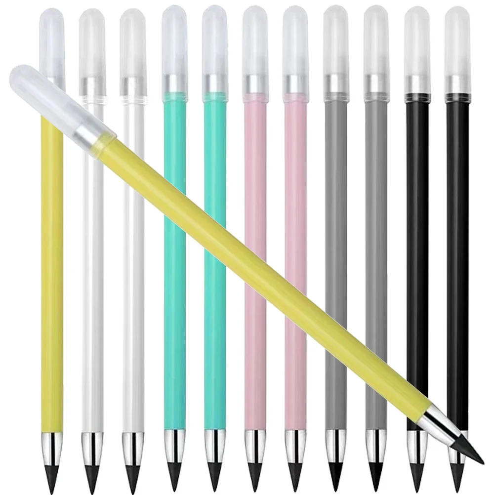 12 Pcs Eternal Pencil Non Sharpening Write Pencils Drafting Supplies Endless Graphite Inkless