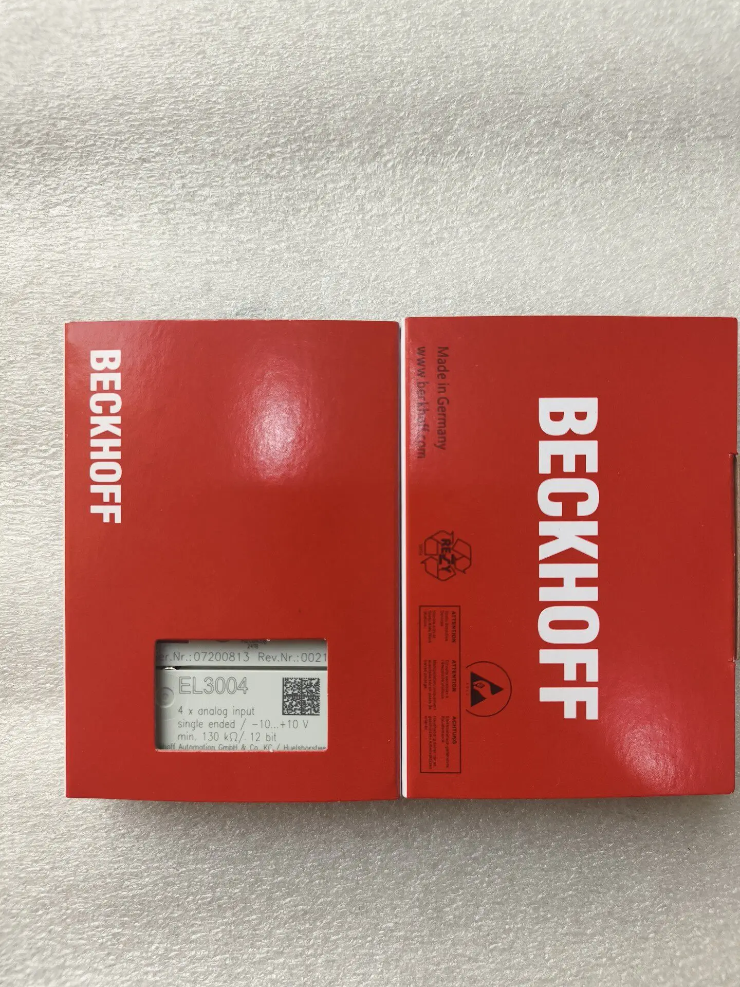 BECKHOFF EL3004 module | original and genuine German