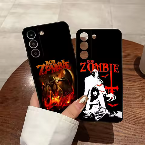Rob Zombie Canvas Art Phone Case For S23 Samsung S24 Ultra S22 S20 Fe S21 Plus Galaxy A54 A34 A24 A53 M54 Note 20 Cover