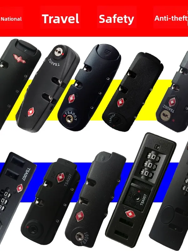 Travel Lage Zipper Password Lo TSA Approved Carry on Bag Fixed Lo Suitcase Password Lo for Outdoor Cam