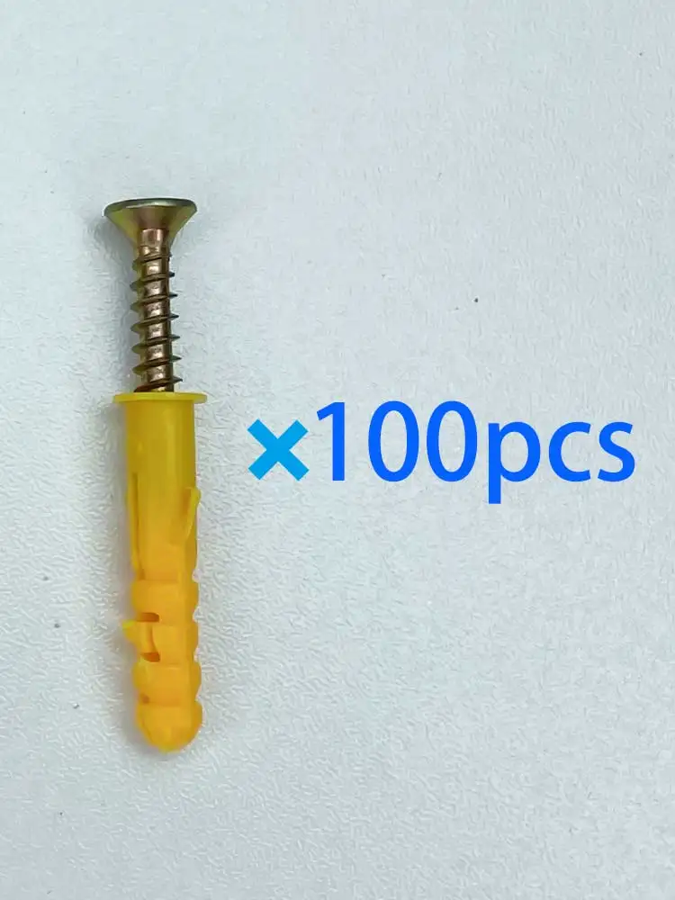 

100pcs Curtain Rail Screws For Single Double Side Wall Ceilling Mounting Bracket For Tuya Smart Curtain Motor Tracks Accessories