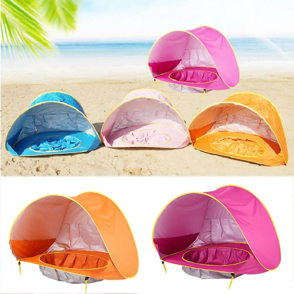 

Baby Beach Tent Portable Shade Pool UV Protection Sun Shelter For Infant Outdoor Toys Child Swimming Pool Play House Tent Toys