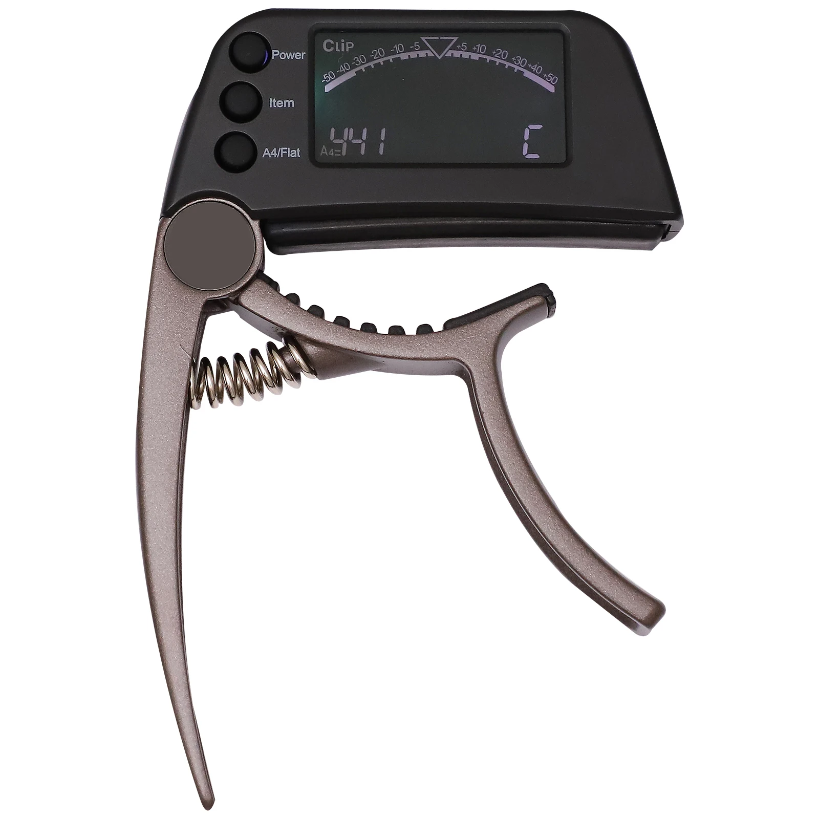

Aluminum Alloy ABS Guitar Capo Tuner Clip for Acoustic Electric Guitars Bass Portable Sensitivity Automatic Sound Detection