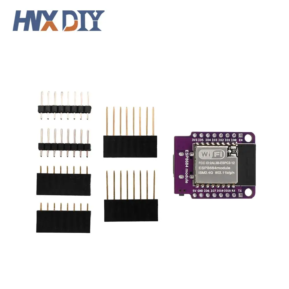 1-10pcs Wemos D1 Mini ESP8266 ESP32-C2 Devkit Serial WiFi+Bluetooth CH340G ESP8684 Development Board Module for Arduino Type-C