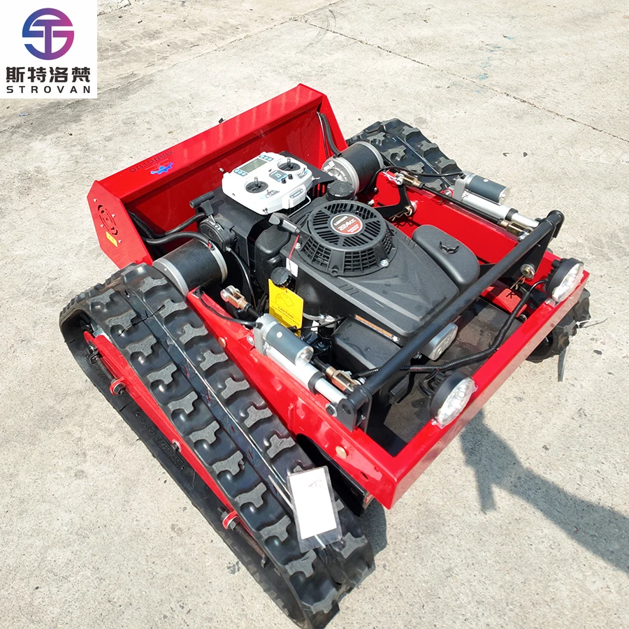 

STLF WJW CE EPA Approved All Terrain Small Robot Grass Cutter Cutting Width Remote Control Crawler Lawn Mower