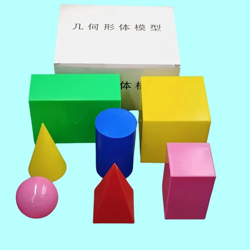 Geometrische Modell Anzug Große Kunststoff Cube Zylinder Kegel Grundschule Mathematik Lehrmittel