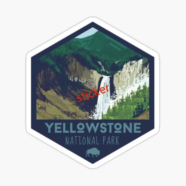

Creative decals Yellowstone National Park Stickers Dia De Los Muertos Car Laptop Camper Windows Windshi