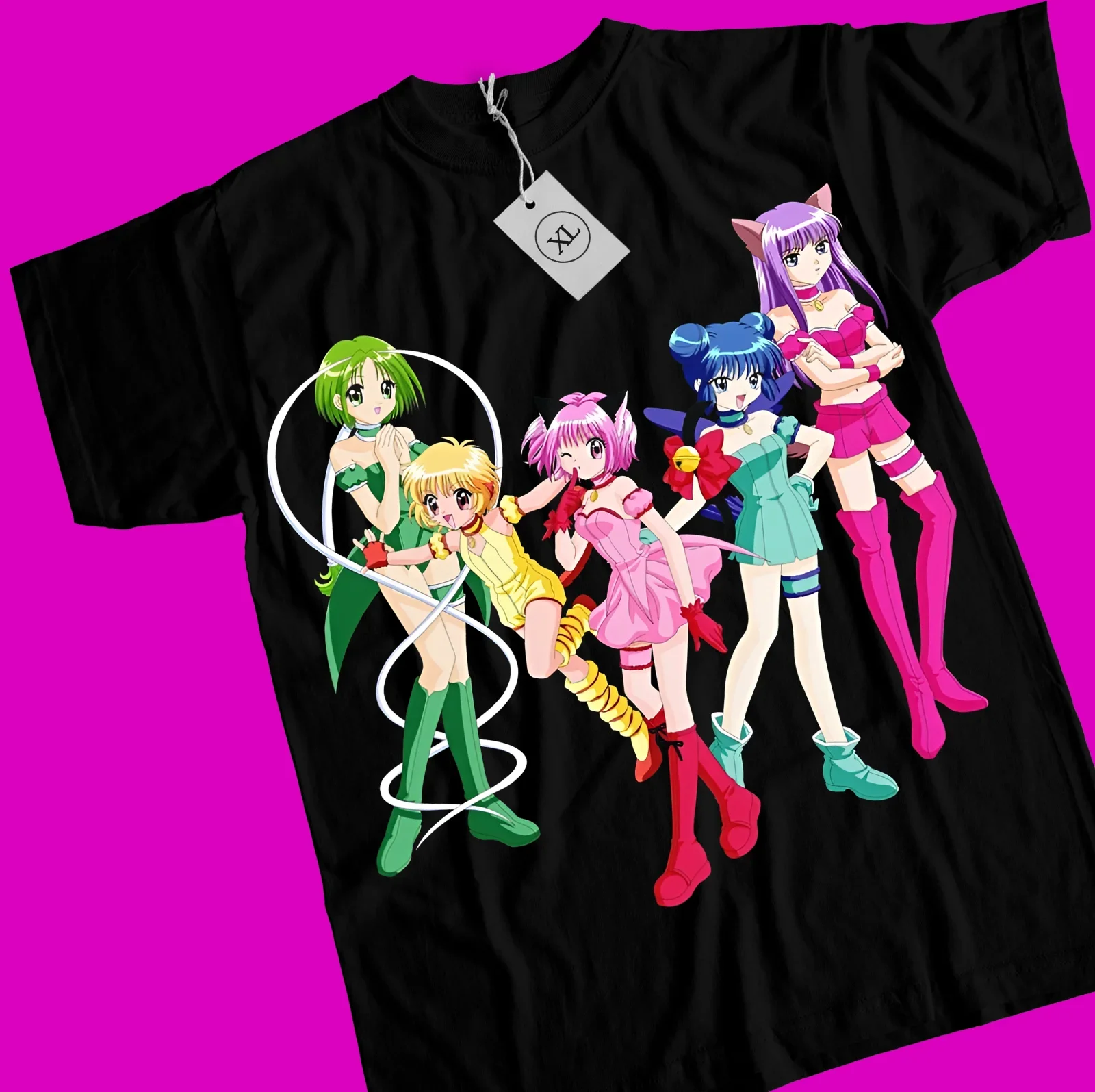 Tokyo Mew Mew Ichigo Momomiya Magical girl Anime T-shirt Unisex Harajuku T-Shirt