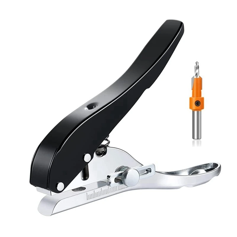 

5/16 Inch-8Mm Heavy Duty Hole Puncher Paper Punch Portable Hand Held Long Hole Punch For Paper Cards