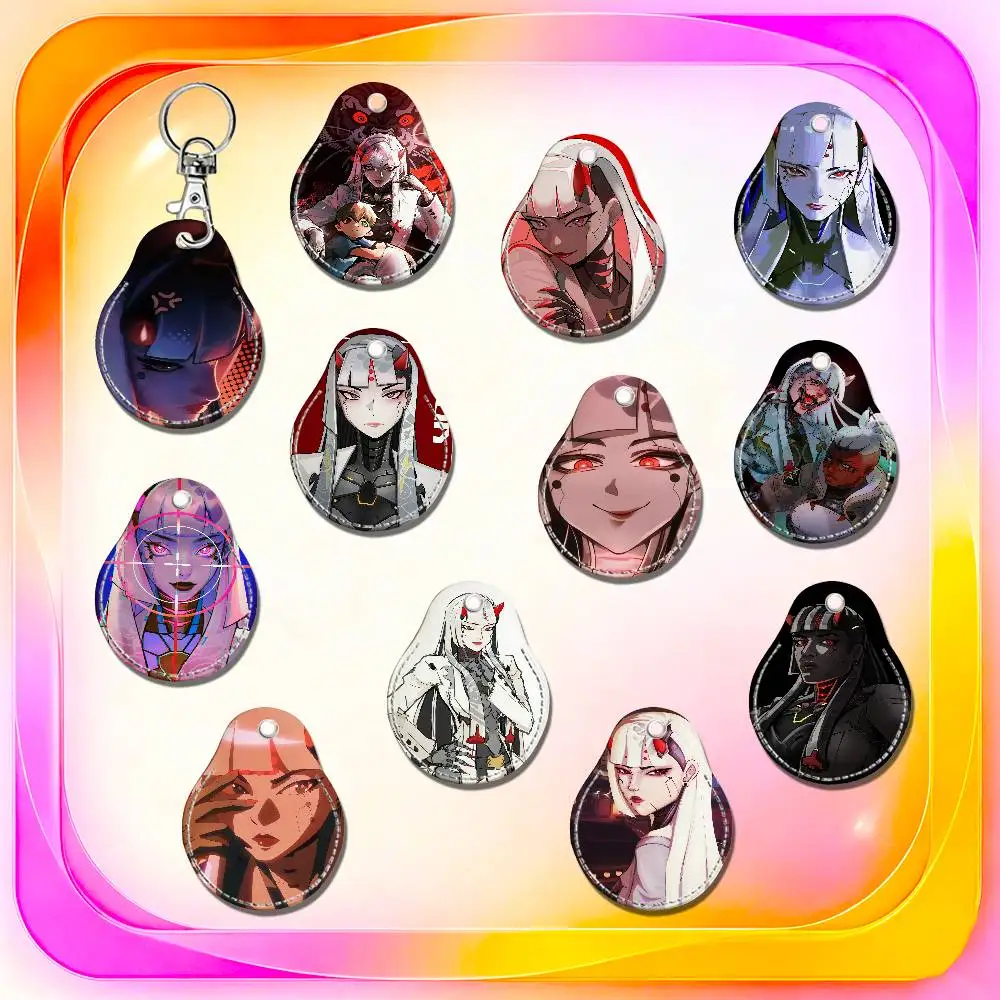 For Overwatch Shion For AirTag Case Card Holder Keychain ID Credit Bank Access Badge For Air Tag Case Shell