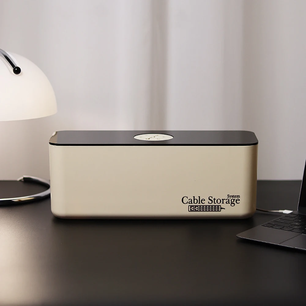 صندوق تخزين الأسلاك خط الطاقة كابل تخزين حالات مقبس الشاحن مرتب المنظم شبكة خط صندوق تخزين شاحن إدارة الأسلاك #2