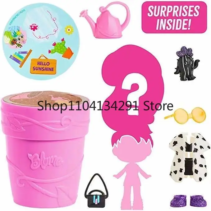 الأصلي بلوم دمية الجنية صندوق أعمى مفاجأة بلوم فتاة ماجيك زهرة وعاء دمية المياه لزهرة لعبة تمثال هدية عيد ميلاد