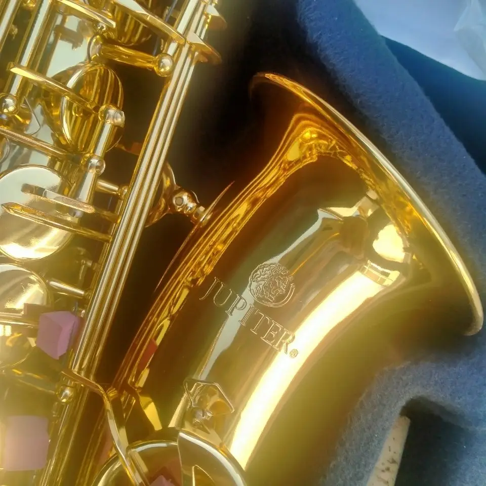 Jupiter JAS-567 Alto Eb Tune Saxophone New Arrival Brass Gold Lacquer Music Instrument E-flat Sax With Case Accessories